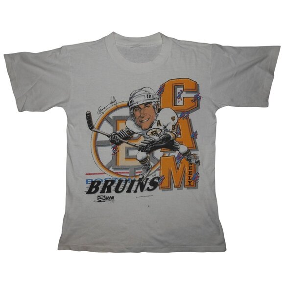 Salem Sportswear Other - Vintage 1990 Cam Neely Salem Sportswear Boston Bruins Caricature T-Shirt Small